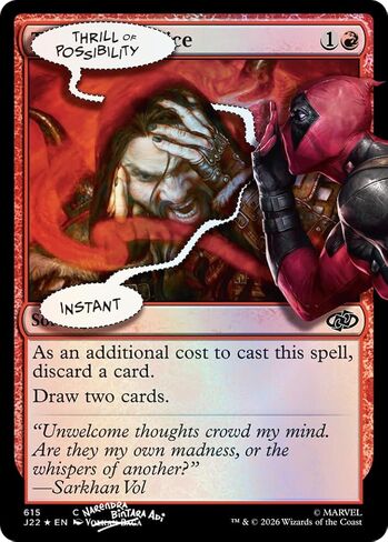 Magic: The Gathering Secret Lair x Marvel's Deadpool: I Fixed It (You're Welcome) Traditional Foil Edition in Kuwait