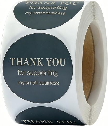 500PCS Thank You Stickers Roll, 1.5 Inch Round Self-Adhesive Labels for Small Business Packaging, Wedding Favors, Gift Boxes & Envelopes, Green in Saudi Arabia
