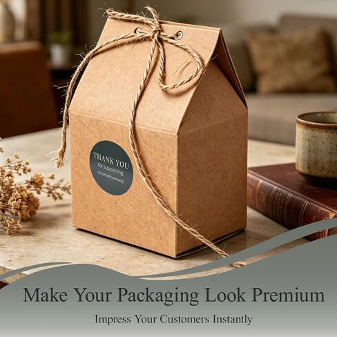 500PCS Thank You Stickers Roll, 1.5 Inch Round Self-Adhesive Labels for Small Business Packaging, Wedding Favors, Gift Boxes & Envelopes, Green in Saudi Arabia
