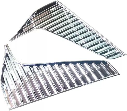 2PC Chrome ABS Front Fog Light Lamp Frame Cover Trim for Cadillac XT6 2020 2021 in Saudi Arabia