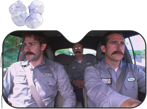 Funny Windshield Sun Shade for Car Sunshade for Car Windshield Covers Blocks Uv Rays Automotive Interior Sun Protection 51 X 27.5 in in Saudi Arabia