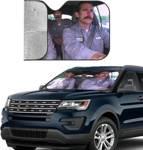 Funny Windshield Sun Shade for Car Sunshade for Car Windshield Covers Blocks Uv Rays Automotive Interior Sun Protection 51 X 27.5 in in Saudi Arabia