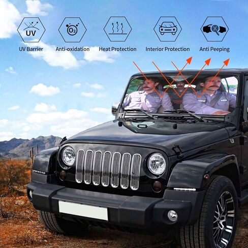 Funny Windshield Sun Shade for Car Sunshade for Car Windshield Covers Blocks Uv Rays Automotive Interior Sun Protection 51 X 27.5 in in Saudi Arabia