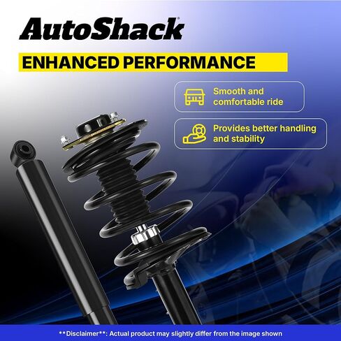 AutoShack Front Complete Strut & Coil Spring + Shock Absorber Replacement for 2017-2021 Honda Civic 4-PC Kit in Kuwait