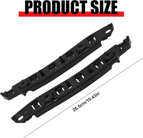 Hoypeyfiy Front Bumper Bracket Set - Driver & Passenger Side Support Mount Reinforcement Replacement for 2015-2017 Chrysler 200 | Replaces CH1033101 CH1032101 in Kuwait