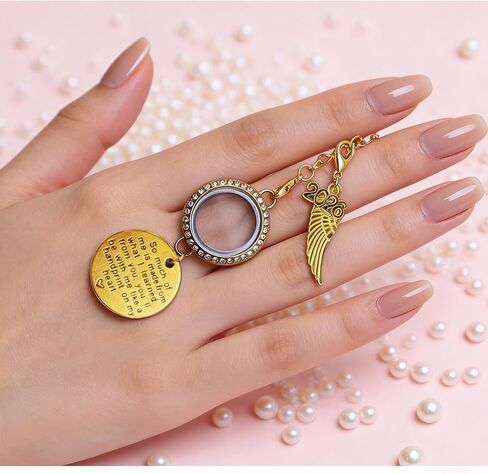 2026 Graduation Tassel Photo Charm Graduation Memorial Tassel Charm Photo Fram with in Loving Memory Card 2026 Graduation Gifts Personalized Memorial Tassel with Angel Wings (Gold) in Saudi Arabia