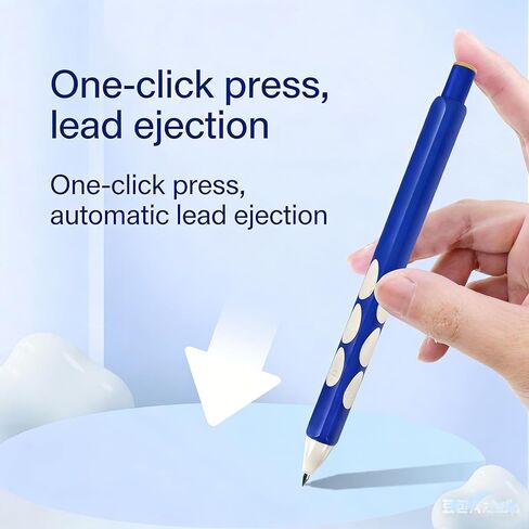 10 Pcs 2.0mm Mechanical Pencils Thick Lead Pencils Retractable Pencils with 12 Matching Colored Refills for Writing, Drawing, Doodling, Sketching at School Office Home in Saudi Arabia