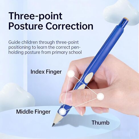 10 Pcs 2.0mm Mechanical Pencils Thick Lead Pencils Retractable Pencils with 12 Matching Colored Refills for Writing, Drawing, Doodling, Sketching at School Office Home in Saudi Arabia
