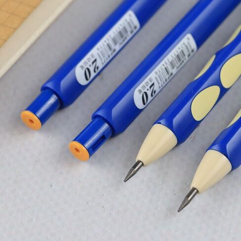 10 Pcs 2.0mm Mechanical Pencils Thick Lead Pencils Retractable Pencils with 12 Matching Colored Refills for Writing, Drawing, Doodling, Sketching at School Office Home in Saudi Arabia