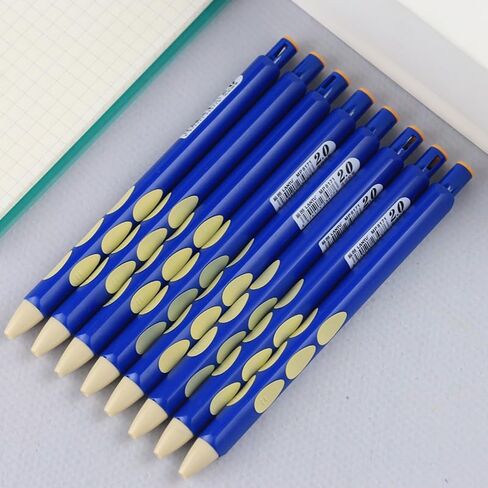 10 Pcs 2.0mm Mechanical Pencils Thick Lead Pencils Retractable Pencils with 12 Matching Colored Refills for Writing, Drawing, Doodling, Sketching at School Office Home in Saudi Arabia