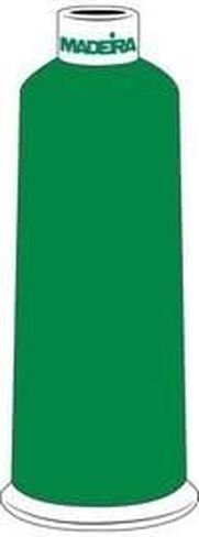 Madeira Rayon Embroidery Thread 5500yd Cone GREEN Color: 1051 in Kuwait