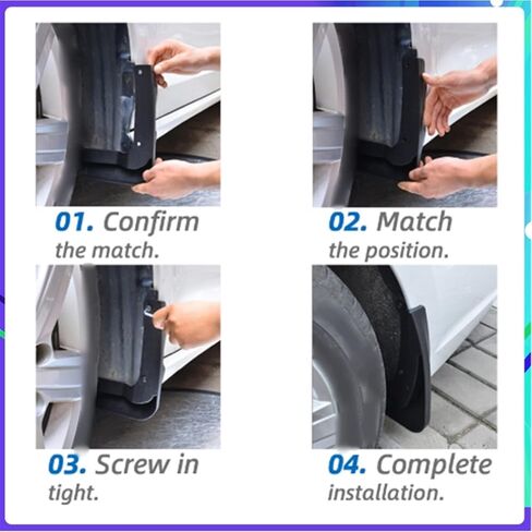 4 PCS Car MudFlaps Mudguard Splash Guards Fender Auto Accessories for VW for Jetta 1998 1999 2000 2001 2002 2003 2004 2005 A4 MK4 1J Mud Flaps in Kuwait