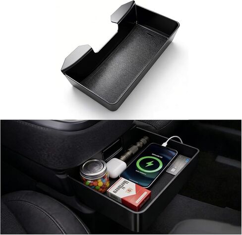 Center Console Hanging Organizer Box for 2019-2026 Chevy Silverado/GMC Sierra 1500 & 2020-2026 Silverado/Sierra 2500HD 3500HD Interior (Split-Bench Folding Seat Only) in Saudi Arabia