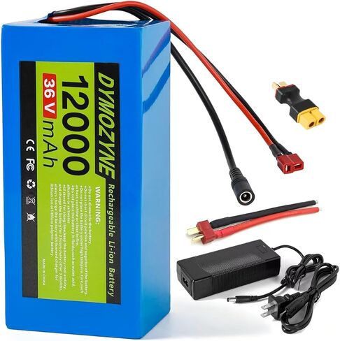 36V 48V Ebike Battery, 12Ah 20Ah Lithium-ion Battery Pack with 30A BMS, High Power Replacement Battery for 100W-2000W Electric Bike Motor, Scooter, Go-Kart & DIY E-Bicycle, Long Range Cycles in Kuwait