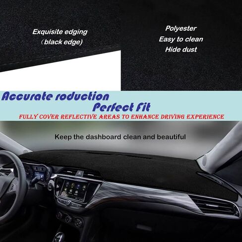 Fit for KIA Carnival 2025 2026 Dashboard Cover Pad,Dash Cover Mat,Custom Polyester/Non-Slip/Anti-Glare/Black in Saudi Arabia