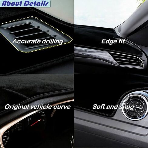 Fit for KIA Carnival 2025 2026 Dashboard Cover Pad,Dash Cover Mat,Custom Polyester/Non-Slip/Anti-Glare/Black in Saudi Arabia