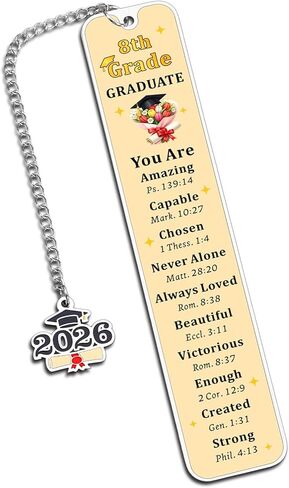 2026 Graduation Gifts for Her Granddaughter 8th Grade Graduation Bookmark Gift for Class of 2026 Inspirational Christian Bookmarks Gifts for Graduates Senior Night Nurse College High School Grad Gift in Kuwait