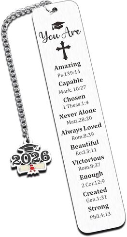2026 Graduation Gifts for Her Granddaughter 8th Grade Graduation Bookmark Gift for Class of 2026 Inspirational Christian Bookmarks Gifts for Graduates Senior Night Nurse College High School Grad Gift in Kuwait