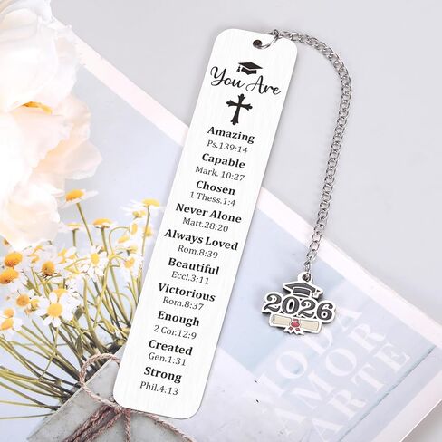 2026 Graduation Gifts for Her Granddaughter 8th Grade Graduation Bookmark Gift for Class of 2026 Inspirational Christian Bookmarks Gifts for Graduates Senior Night Nurse College High School Grad Gift in Kuwait