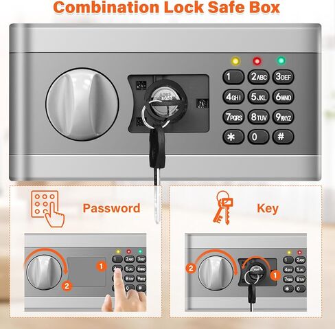 25.6" Tall Fireproof Wall Safes Between the Studs 16" Centers, Hidden Wall Safe with 2 Removable Shelf & Hidden Tray, Heavy Duty Wall Mount Safe for Money, Jewelry, Passport, Valuables(White) in Saudi Arabia