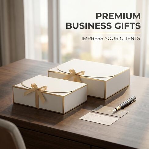Bekecidi 12Pack Mixed Size Gift Boxes, Small Medium Large White Gift Box Set with Ribbons & Lids, Gift Boxes Bulk for Wedding, Birthday, Bridesmaid Proposal Box, Party Favors, Gifts Packaging in Saudi Arabia