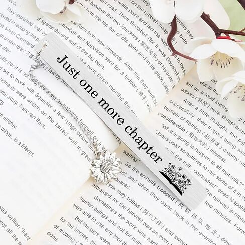 Bookmarks for Women Friend Sunflower Jewelry Gifts for Book Lovers Bookish Woman Coworkers Book Marks for Reading Birthday Christmas in Saudi Arabia