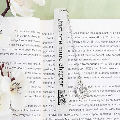 Bookmarks for Women Friend Sunflower Jewelry Gifts for Book Lovers Bookish Woman Coworkers Book Marks for Reading Birthday Christmas in Saudi Arabia