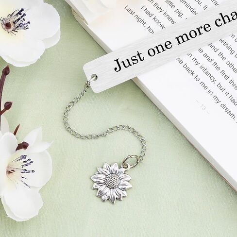 Bookmarks for Women Friend Sunflower Jewelry Gifts for Book Lovers Bookish Woman Coworkers Book Marks for Reading Birthday Christmas in Saudi Arabia