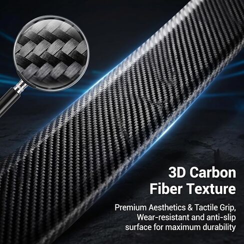 Car Rear Bumper Protector, Anti-Scratch Rear Bumper Protector Guard, 41×3.75In Door Sill Protection Strip Sticker, Universal Carbon Fiber Trunk Exterior Accessories, for Car, Truck, SUV in Saudi Arabia