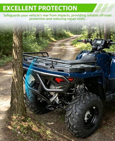 المصد الخلفي لملحقات Polaris Sportsman 450 570 2021-2026، واقي الفرشاة الخلفي الفولاذي المصد الخلفي لحماية المصد الخلفي لـ Polaris Sportsman 450 570، استبدال #2884847 in Kuwait