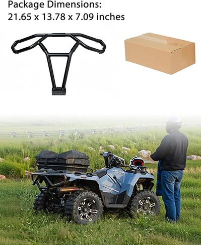 المصد الخلفي لملحقات Polaris Sportsman 450 570 2021-2026، واقي الفرشاة الخلفي الفولاذي المصد الخلفي لحماية المصد الخلفي لـ Polaris Sportsman 450 570، استبدال #2884847 in Kuwait