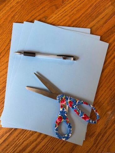 Paper Accents Card Stock Pack - 25 Sheets - 8.5 x 11 Inches - 74 lb Cover (Light Cornflower Blue) in Saudi Arabia
