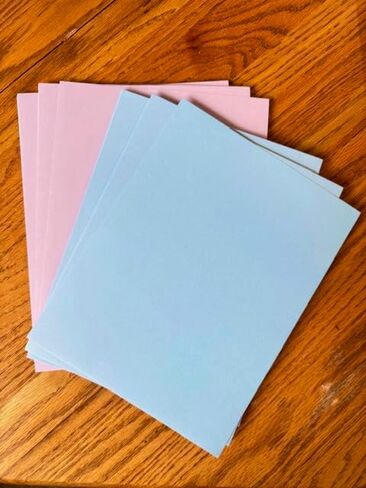 Paper Accents Card Stock Pack - 25 Sheets - 8.5 x 11 Inches - 74 lb Cover (Light Cornflower Blue) in Saudi Arabia