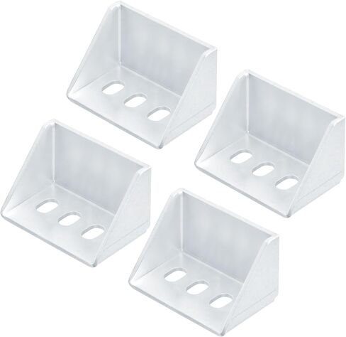 4 Pack Aluminum Weld On Mounting Tab, 4" x 2" x 2" Gusseted Bracket for Fuel Cell Tank in Kuwait