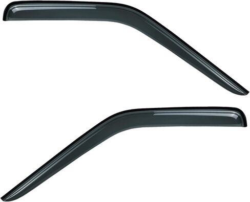 Out Side Mount Compatible with Nissan Frontier 98-04/ Xterra 00-04 Vent Window Visor Rain Guards Wind Deflector Smoke 2pc 92212 in Saudi Arabia