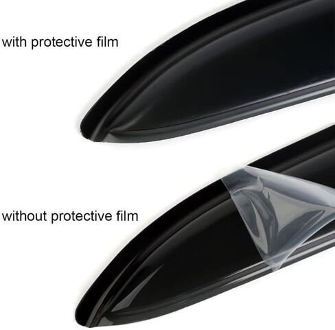 Out Side Mount Compatible with Nissan Frontier 98-04/ Xterra 00-04 Vent Window Visor Rain Guards Wind Deflector Smoke 2pc 92212 in Saudi Arabia