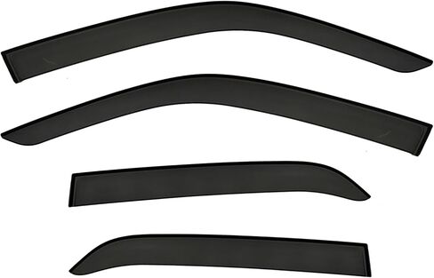 Window Visors for Toyota Cresta MK5-X100 1997-2002 Rain Guard Side Window Vent Deflectors Tape-On Extra Durable Vent Visors Side Window Visor Deflector Comp in Kuwait