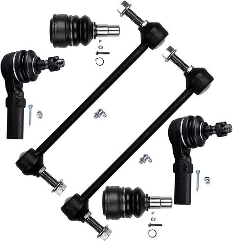 for Ford for Mustang 2005-2009 6pcs Front Suspension Ball Joint Tie Rod Sway Bar Kit in Saudi Arabia