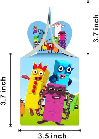 Fantarea 12pcs Number Party Favor Gift Boxes, Number Birthday Party Supplies for Party Decorations in Saudi Arabia