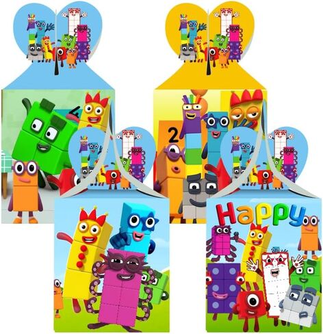Fantarea 12pcs Number Party Favor Gift Boxes, Number Birthday Party Supplies for Party Decorations in Saudi Arabia
