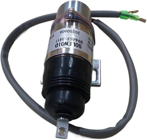 MV1-58 894453-3411 Flameout Solenoid Valve 12V Excavator Shut Off Compatible With Hitachi Isuzu Engine Kobelco in Kuwait