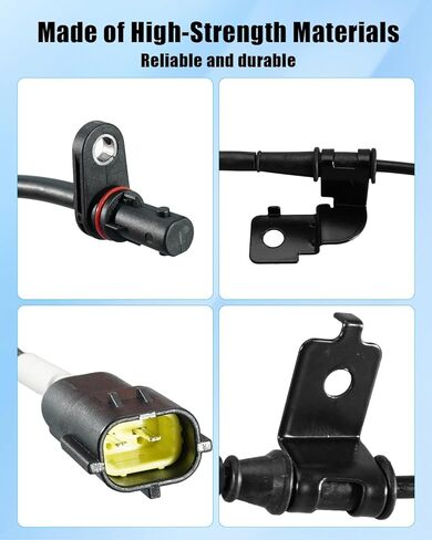2Pcs Rear ABS Wheel Speed Sensor Fit for Hyundai Tucson 2016 2017 2018 2019 2020 Some Models Replace 95680D3210 95681D3210 2ABS3684 2ABS3689, Left and Right in Kuwait