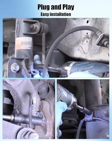 2Pcs Rear ABS Wheel Speed Sensor Fit for Hyundai Tucson 2016 2017 2018 2019 2020 Some Models Replace 95680D3210 95681D3210 2ABS3684 2ABS3689, Left and Right in Kuwait