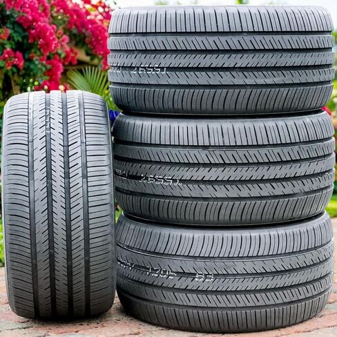 Set of 4 (FOUR) Atlas Force UHP All-Season Truck/SUV High Performance Radial Tires-245/50R19 245/50/19 245/50-19 105W Load Range XL 4-Ply BSW Black Side Wall UTQG 520AAA in Saudi Arabia
