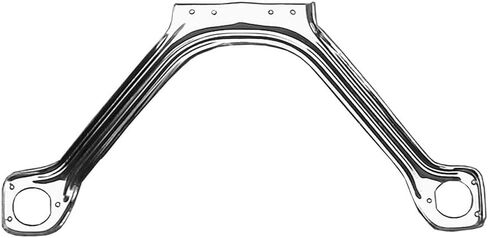 HEADLIGHTSDEPOT Chrome Export Brace Compatible With Ford Mustang 1964-1970 in Kuwait
