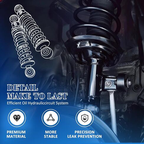 2PCS Front Struts Complete Assembly Shocks Absorbers Compatible for 1995 1996 1997 1998 1999 Chevrolet Cavalier, 1995 1996 1997 1998 1999 Pontiac Sunfire, 171973 in Kuwait