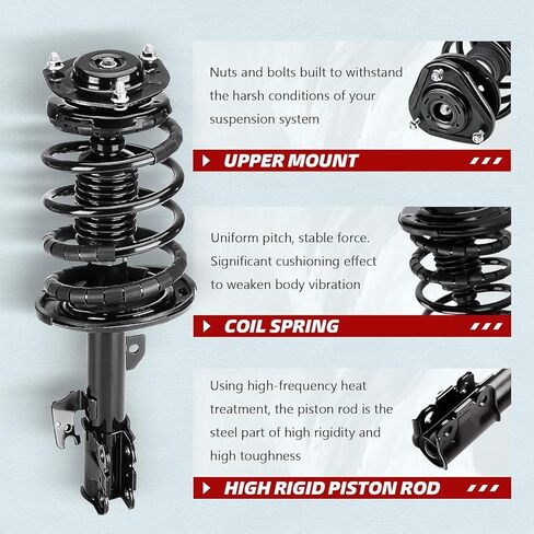 Front Right Side Replace for 2014-2020 Acura MDX 1PC Strut Shock Absorber Assembly Passenger Side 2015 2016 2017 2018 2019 in Kuwait