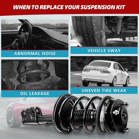 Front Right Side Replace for 2014-2020 Acura MDX 1PC Strut Shock Absorber Assembly Passenger Side 2015 2016 2017 2018 2019 in Kuwait