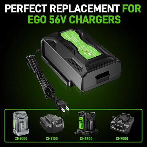 TPDL Rapid Mini Portable Charger for EGO 56V Battery, Replace for EGO 56 Volt Charger CH3200 CH5500 CH2800D Model CH2100 in Kuwait