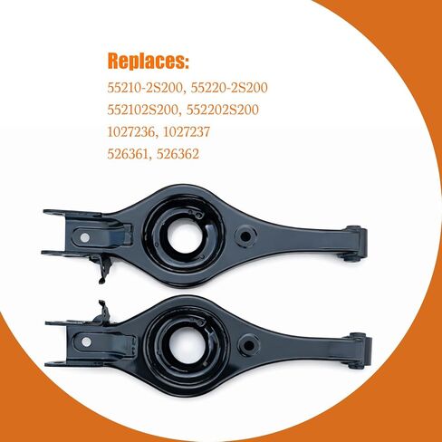 Rear Lower Control Arm Set Compatible with Hyundai Tucson 4WD 2010 2012 2013 2014 2015, Kia Sportage 4WD 2011-2016, Left & Right Kit with Bushing (2PCS) in Saudi Arabia